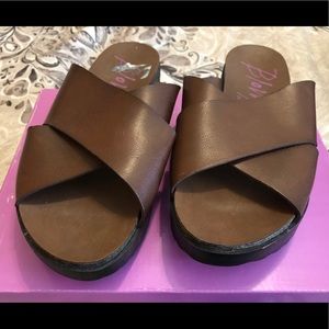 Blowfish Malibu Brown 2-Strap Sandal
